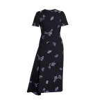 Erdem Draped Jacquard Midi Dress - Dresses - British Romantic Luxury at Coveti