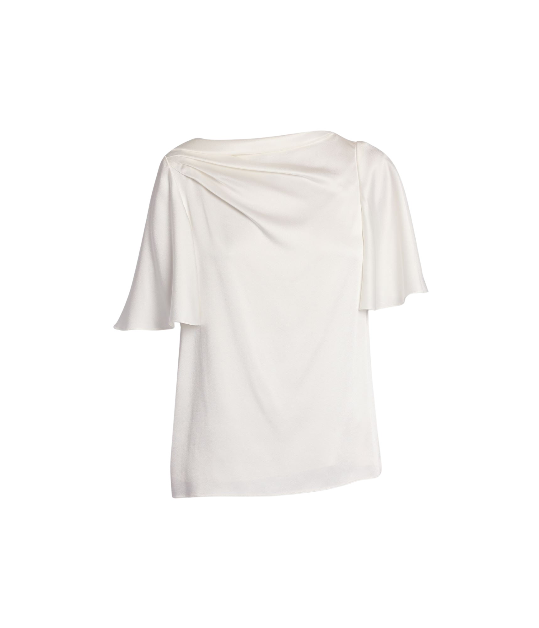 Erdem Draped Short Sleeve Top