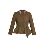 Erdem Embellished Crepe Peplum Blazer - Jackets - British Romantic Luxury at Coveti