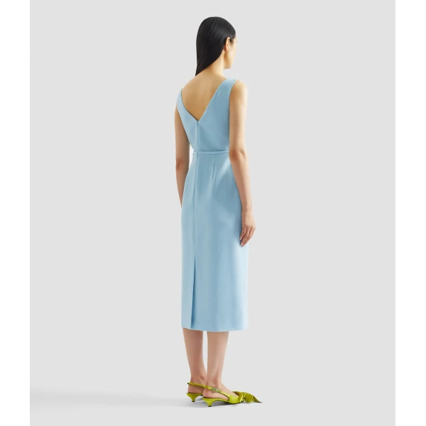 Erdem Embellished Crepe Sleeveless Midi Dress - Dresses - British Romantic Luxury at Coveti