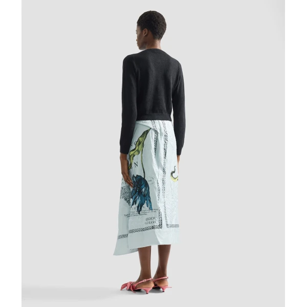 Erdem Embellished Crew Neck Cardigan - Knitwear - British Romantic Luxury at Coveti