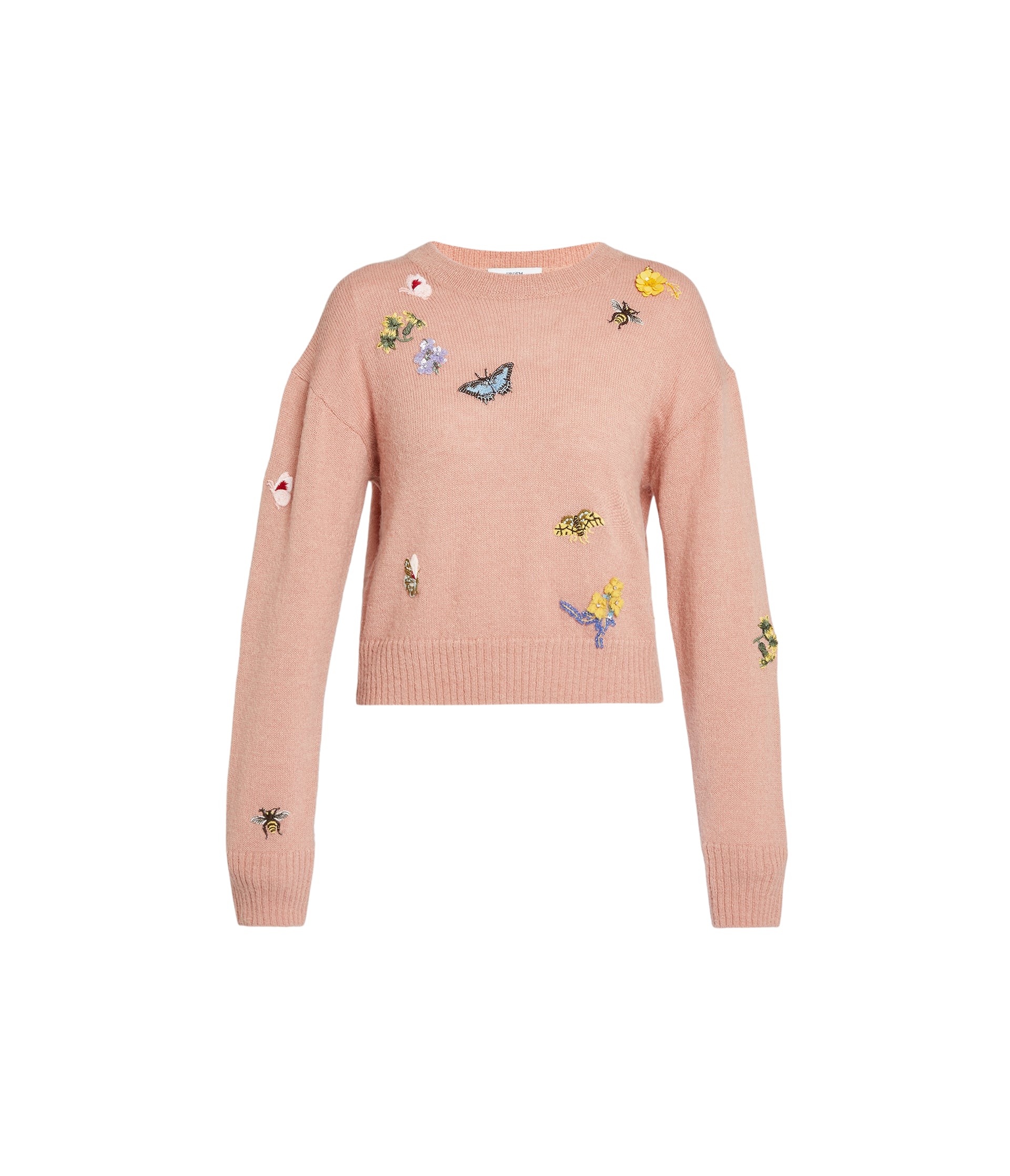 Erdem Embellished Crew Neck Jumper - Knitwear - British Romantic Luxury at Coveti