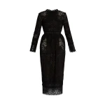 Erdem Embellished Guipure Long Sleeve Midi Dress - Dresses - British Romantic Luxury at Coveti