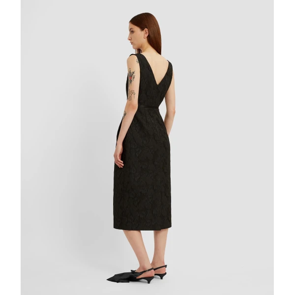Erdem Embellished Jacquard Midi Dress - Dresses - British Romantic Luxury at Coveti