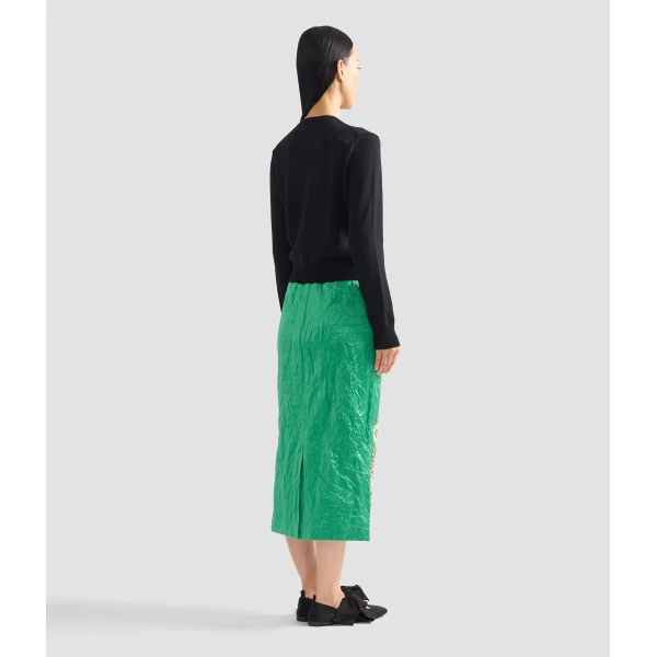 Erdem Embellished Merino Wool Cardigan - Knitwear - British Romantic Luxury at Coveti