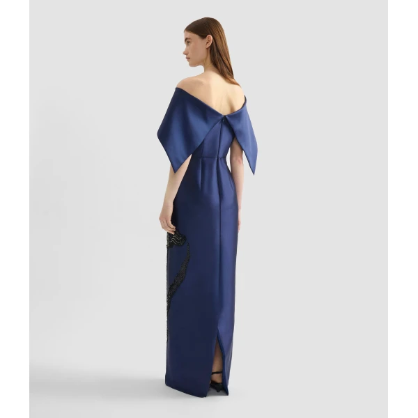 Erdem Embellished Mikado Off The Shoulder Gown - Dresses - British Romantic Luxury at Coveti