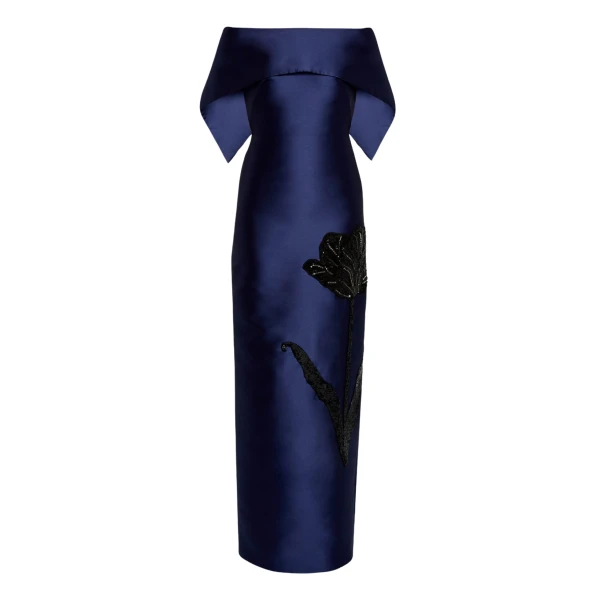 Erdem Embellished Mikado Off The Shoulder Gown - Dresses - British Romantic Luxury at Coveti
