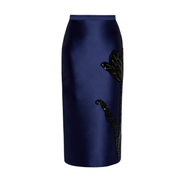 Erdem Embellished Mikado Pencil Skirt - Skirts - British Romantic Luxury at Coveti