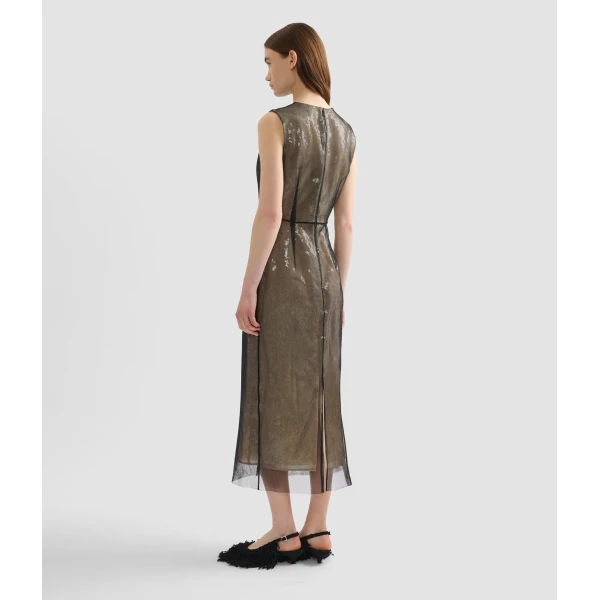 Erdem Embellished Organza Sequin Midi Dress - Dresses - British Romantic Luxury at Coveti