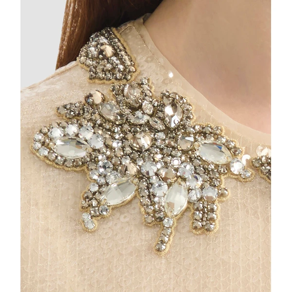 Erdem Embellished Organza Sequin Midi Dress - Dresses - British Romantic Luxury at Coveti