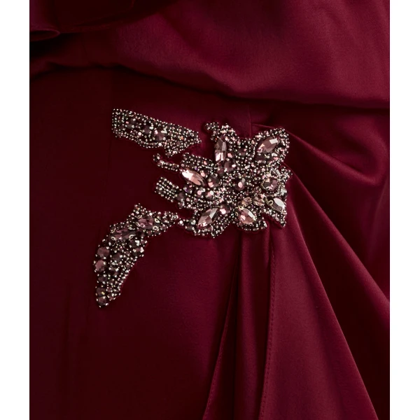 Erdem Embellished Satin Cady Draped Gown - Dresses - British Romantic Luxury at Coveti