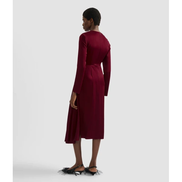 Erdem Embellished Satin Cady Midi Dress - Dresses - British Romantic Luxury at Coveti