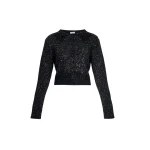 Erdem Embellished Sequin Cropped Cardigan - Knitwear - British Romantic Luxury at Coveti