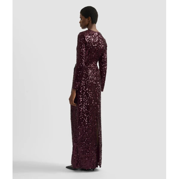 Erdem Embellished Sequin Long Sleeve Gown - Dresses - British Romantic Luxury at Coveti
