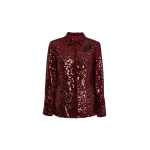 Erdem Embellished Sequin Long Sleeve Shirt - Tops - British Romantic Luxury at Coveti