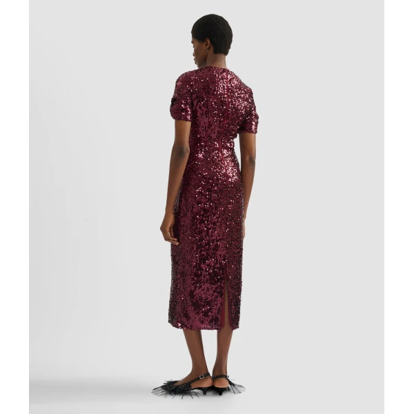 Erdem Embellished Sequin Midi Dress - Dresses - British Romantic Luxury at Coveti
