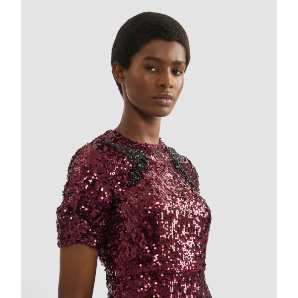 Erdem Embellished Sequin Midi Dress - Dresses - British Romantic Luxury at Coveti