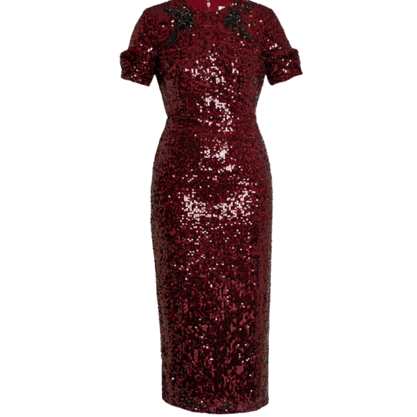 Erdem Embellished Sequin Midi Dress - Dresses - British Romantic Luxury at Coveti