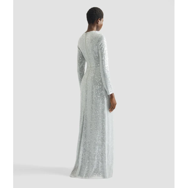 Erdem Embellished Sequins Long Sleeve Gown - Dresses - British Romantic Luxury at Coveti