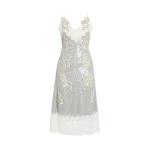 Erdem Embellished Sequins Sleeveless Midi Dress - Dresses - British Romantic Luxury at Coveti