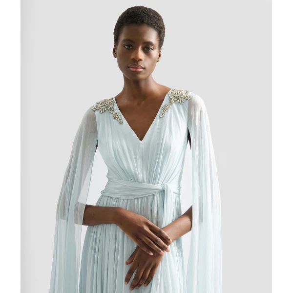 Erdem Embellished Silk Creponne Gown - Dresses - British Romantic Luxury at Coveti