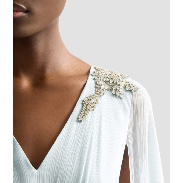 Erdem Embellished Silk Creponne Gown - Dresses - British Romantic Luxury at Coveti