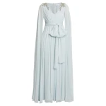 Erdem-Embellished-Silk-Creponne-Gown-coveti15827_nobg Erdem Embellished Silk Creponne Gown - Dresses - British Romantic Luxury at Coveti