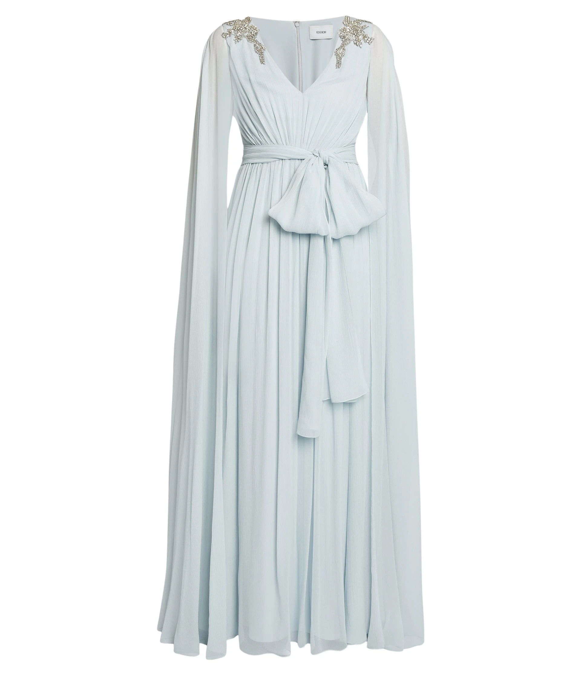 Erdem-Embellished-Silk-Creponne-Gown-coveti15827_nobg Erdem Embellished Silk Creponne Gown - Dresses - British Romantic Luxury at Coveti