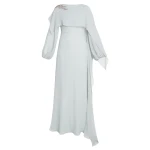 Erdem Embellished Silk Creponne Long Sleeve Gown - Dresses - British Romantic Luxury at Coveti