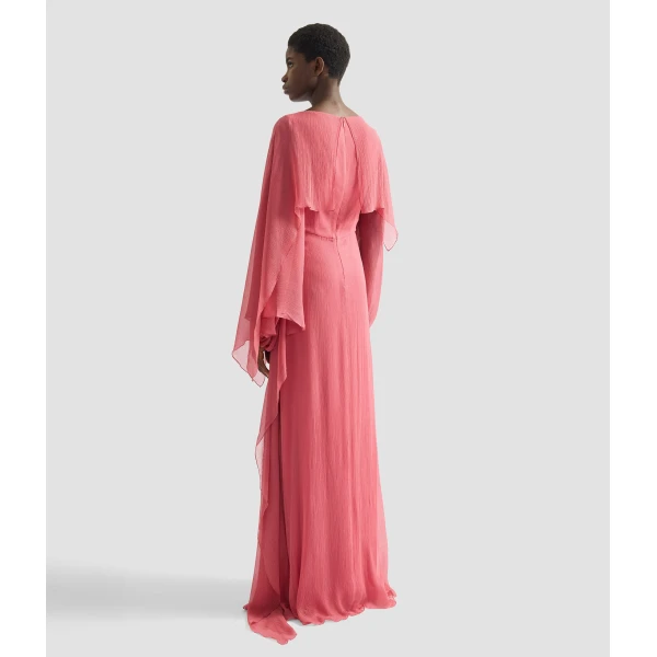 Erdem Embellished Silk Creponne Long Sleeve Gown - Dresses - British Romantic Luxury at Coveti