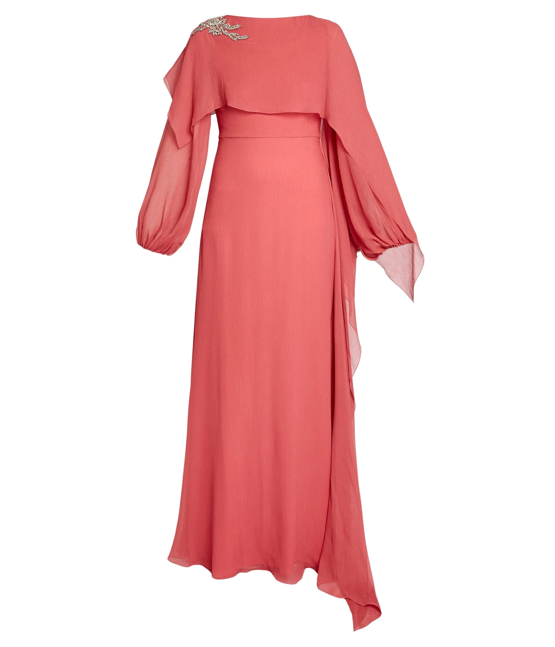Erdem-Embellished-Silk-Creponne-Long-Sleeve-Gown-coveti88217_nobg Erdem Embellished Silk Creponne Long Sleeve Gown - Dresses - British Romantic Luxury at Coveti
