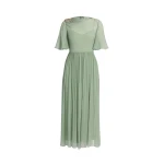 Erdem Embellished Silk Creponne Short Sleeve Midi Dress - Dresses - British Romantic Luxury at Coveti
