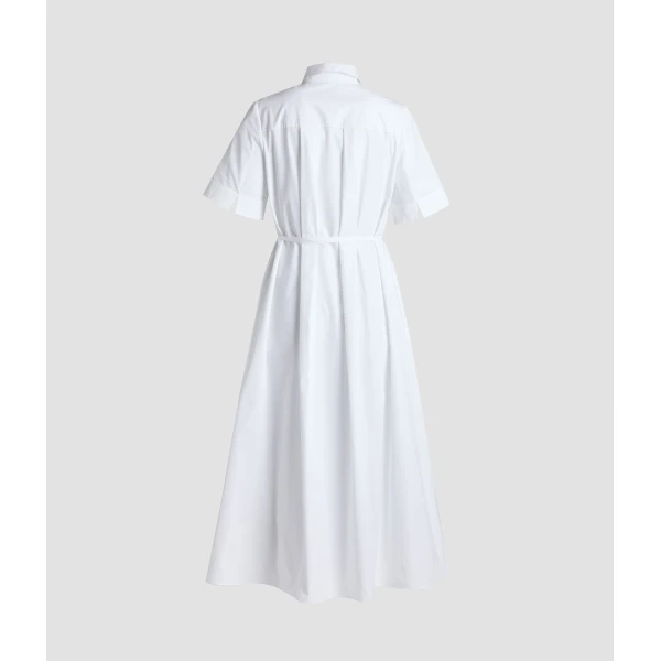 Erdem Embroidered Cotton Poplin Midi Shirt Dress - Dresses - British Romantic Luxury at Coveti