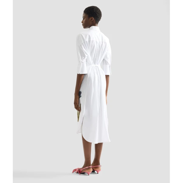 Erdem Embroidered Long Sleeve Shirt Dress - Dresses - British Romantic Luxury at Coveti