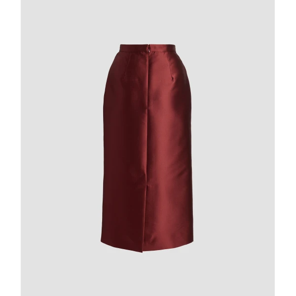 Erdem Embroidered Mikado Midi Pencil Skirt - Skirts - British Romantic Luxury at Coveti