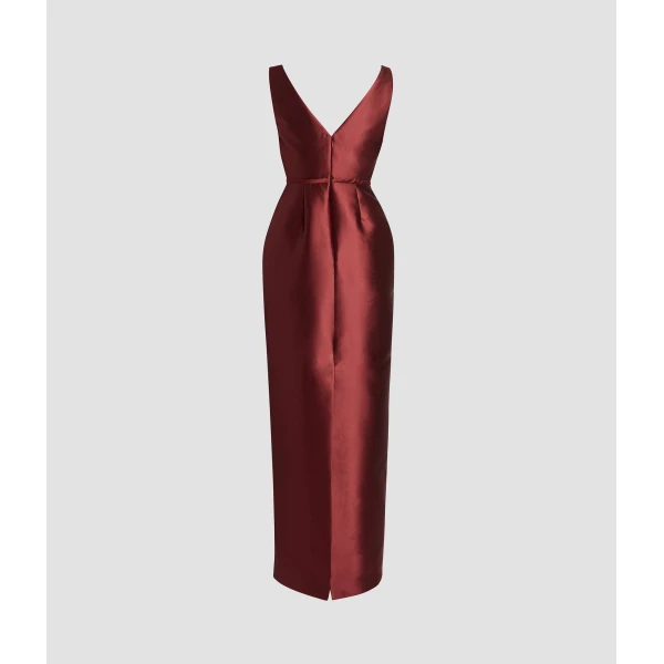 Erdem Embroidered Mikado Pencil Gown - Dresses - British Romantic Luxury at Coveti