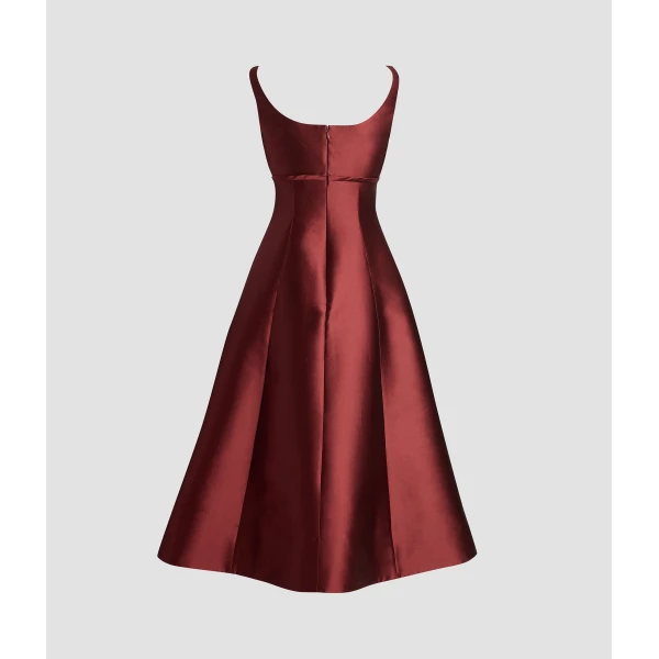 Erdem Embroidered Mikado Sleeveless Midi Dress - Dresses - British Romantic Luxury at Coveti