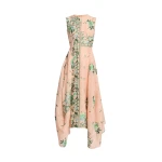 Erdem Embroidered Organza Draped Midi Dress - Dresses - British Romantic Luxury at Coveti