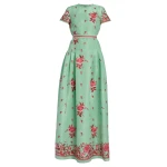 Erdem Embroidered Organza Drop Waist Gown - Dresses - British Romantic Luxury at Coveti