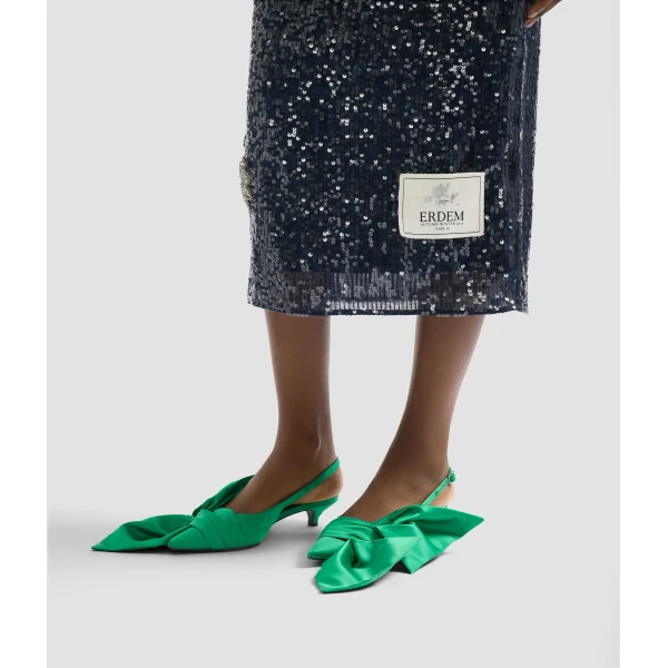 Erdem Embroidered Sequins Midi Dress - Dresses - British Romantic Luxury at Coveti