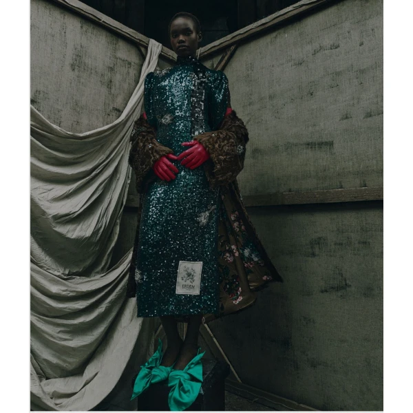 Erdem Embroidered Sequins Midi Dress - Dresses - British Romantic Luxury at Coveti