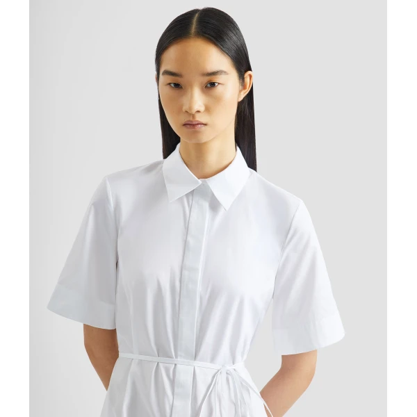 Erdem Embroidered Short Sleeve Shirt Dress - Dresses - British Romantic Luxury at Coveti