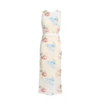 Erdem Embroidered Shredded Mesh Pencil Midi Dress - Dresses - British Romantic Luxury at Coveti