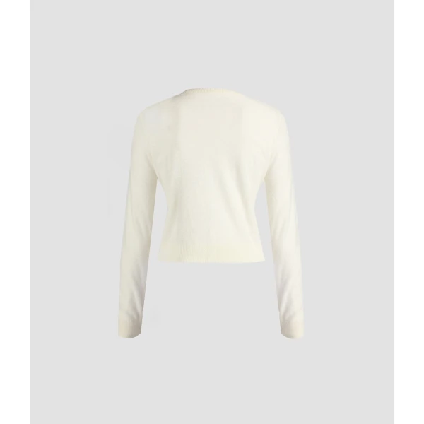 Erdem Fine Alpaca Blend Fitted Cardigan - Knitwear - British Romantic Luxury at Coveti