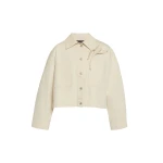 Erdem Floral Appliqué Denim Cropped Jacket - Jackets - British Romantic Luxury at Coveti
