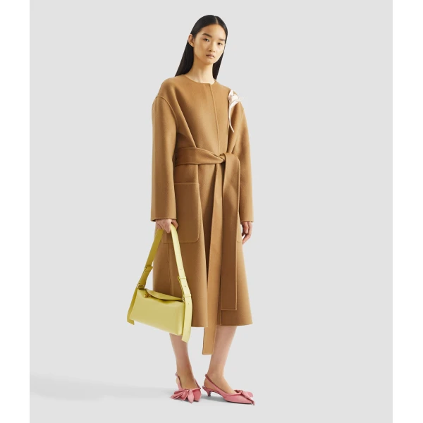 Erdem Floral Appliqué Double Faced Wool Coat - Coats - British Romantic Luxury at Coveti