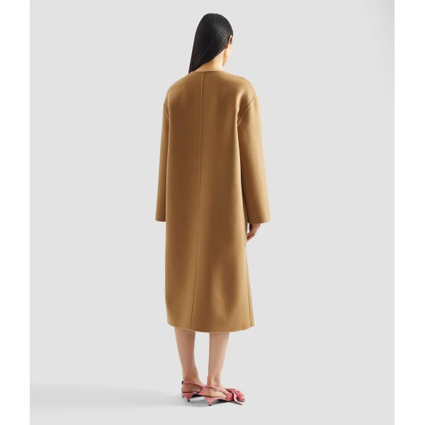 Erdem Floral Appliqué Double Faced Wool Coat - Coats - British Romantic Luxury at Coveti