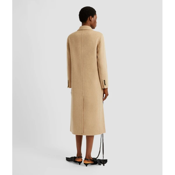 Erdem Floral Appliqué Double Faced Wool Tailored Coat - Coats - British Romantic Luxury at Coveti
