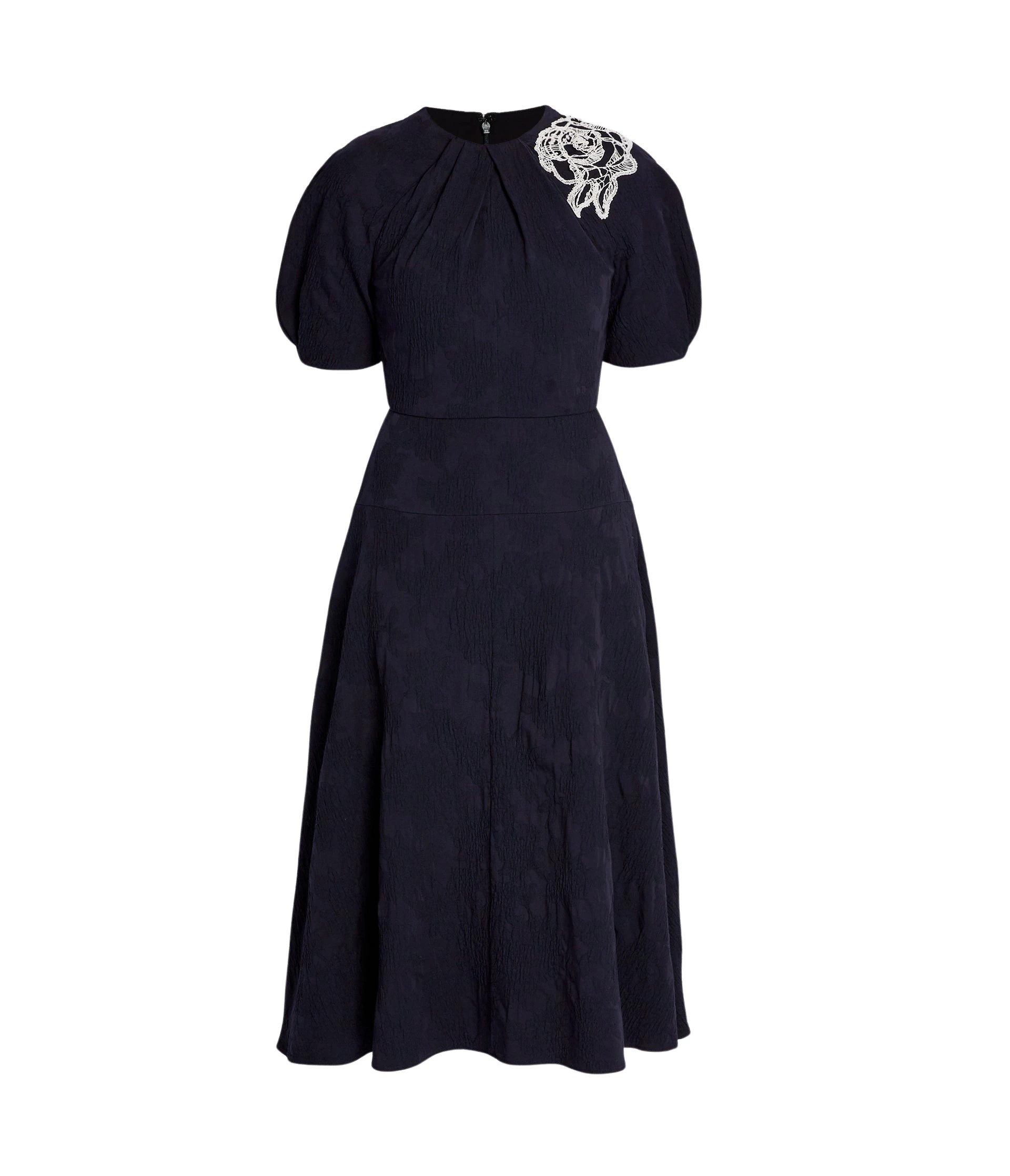 Erdem-Floral-Applique-Jacquard-Midi-Dress-coveti91916_nobg Erdem Floral Appliqué Jacquard Midi Dress - Dresses - British Romantic Luxury at Coveti