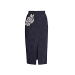 Erdem Floral Appliqué Jacquard Pencil Skirt - Skirts - British Romantic Luxury at Coveti